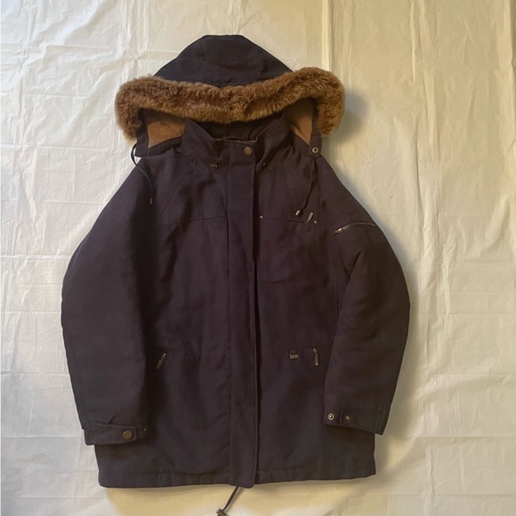 🧥 London Fog Women’s Winter Coat - Dark Navy Blue, Size Medium 🧥 - Picture 1 of 16